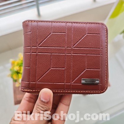 Premium PU Leather Men's Short Wallet